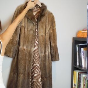 Custom Made Muskrat Vintage Fur